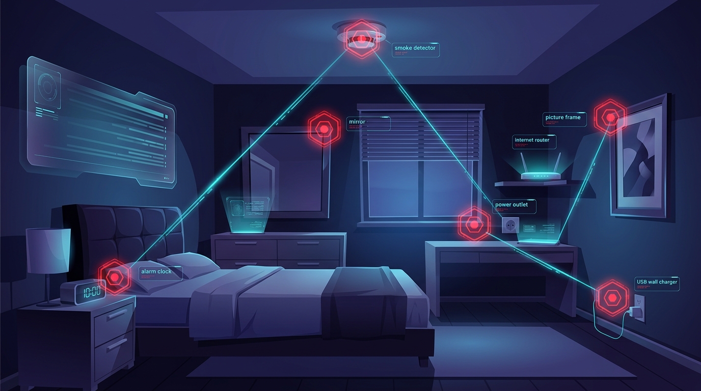 Lista de verificação de privacidade para aluguel por temporada: 7 câmeras espiãs em locais ocultos são encontradas em Airbnbs