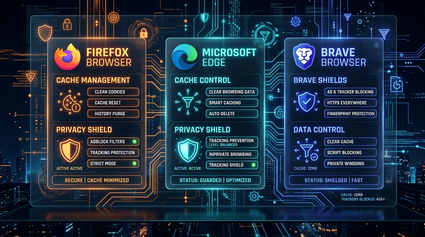 Как очистить кеш в Firefox, Edge и Brave на iPhone и Android (пошаговое руководство)