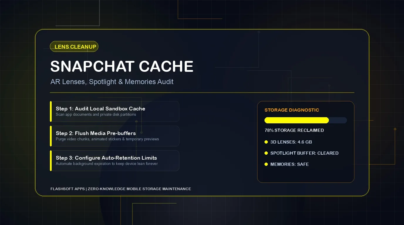 Как очистить кэш Snapchat: руководство по очистке воспоминаний, линз AR и данных Spotlight