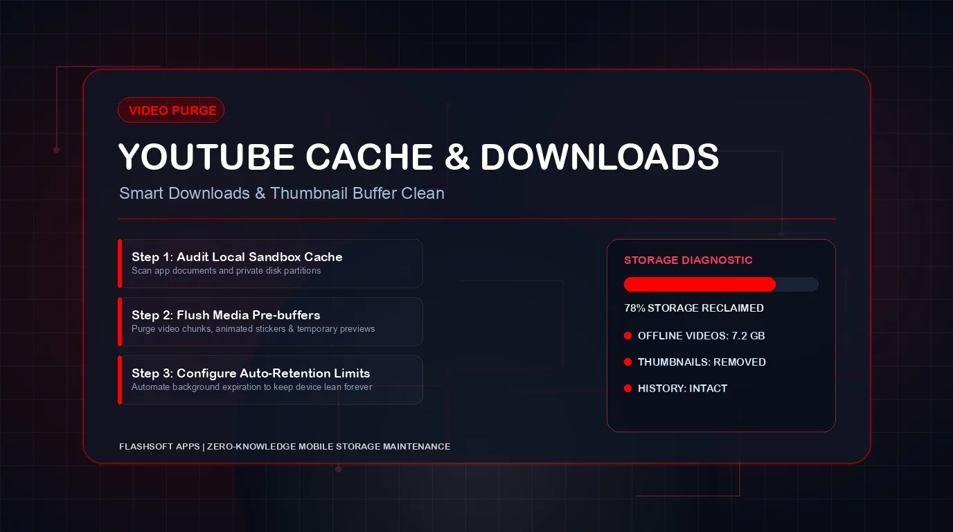 Приложение YouTube использует 6 ГБ? Как очистить кэш YouTube и управлять загрузками в автономном режиме