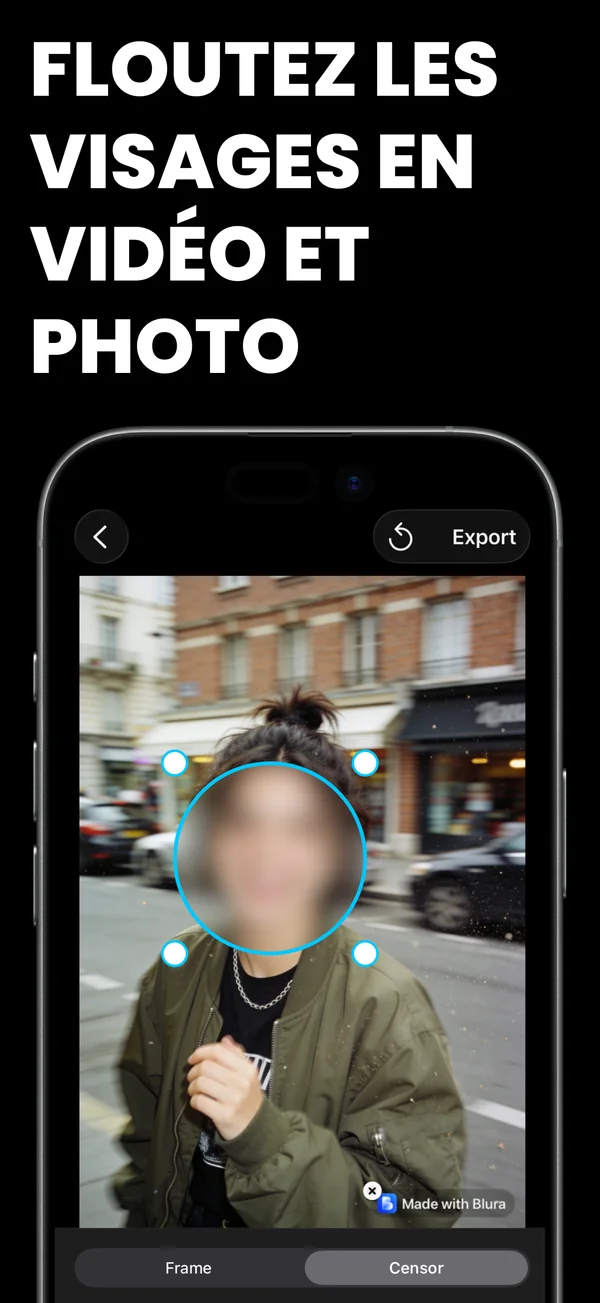 Blura - Aperçu & Fonctions Clés sur iPhone