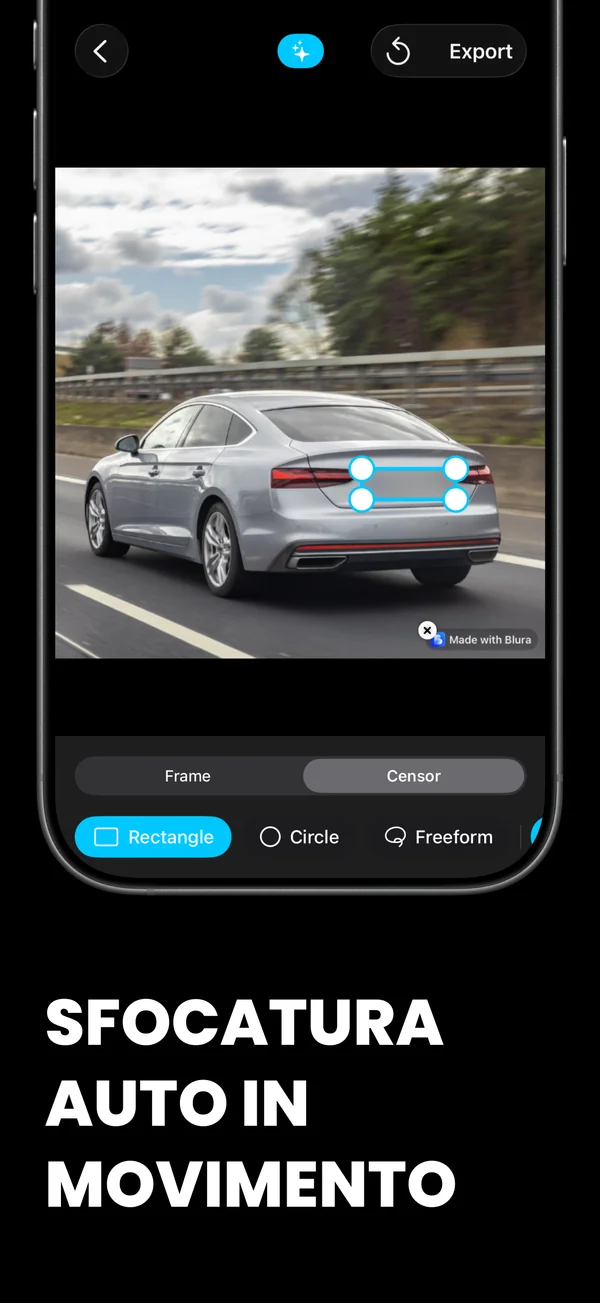 Blura - Impostazioni Personalizzate su iPhone