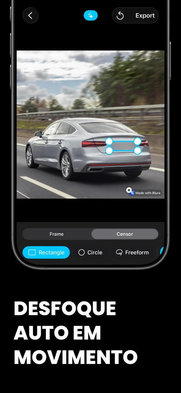 Blura - Ajustes Personalizados no iPhone
