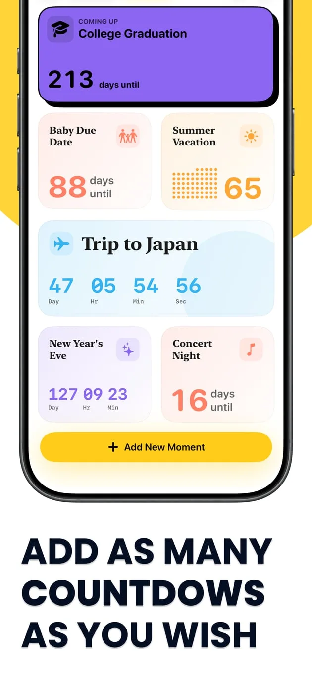 Everwhen - Custom Controls & Settings on iPhone