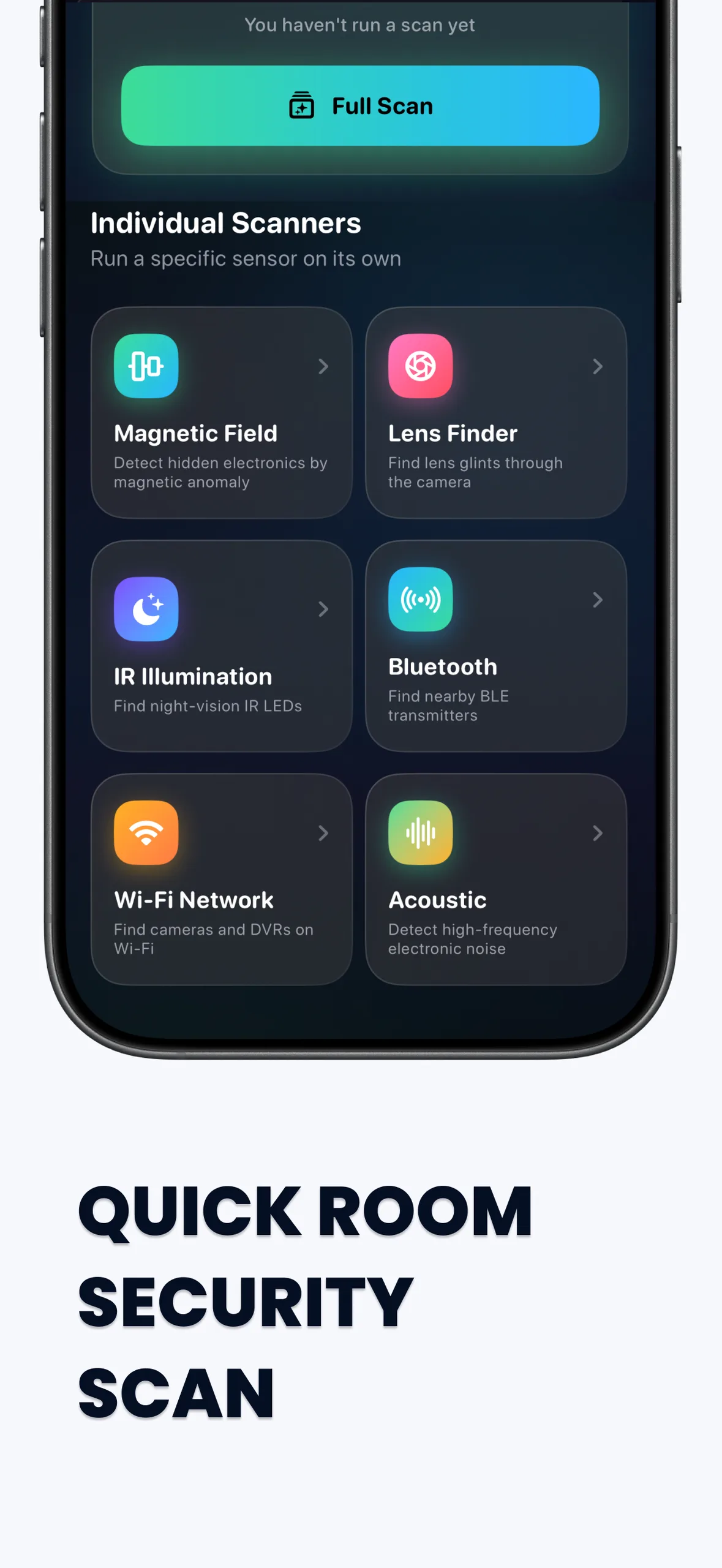 Hidden Camera Detector - Smart Scan & Real-Time Detection on iPhone