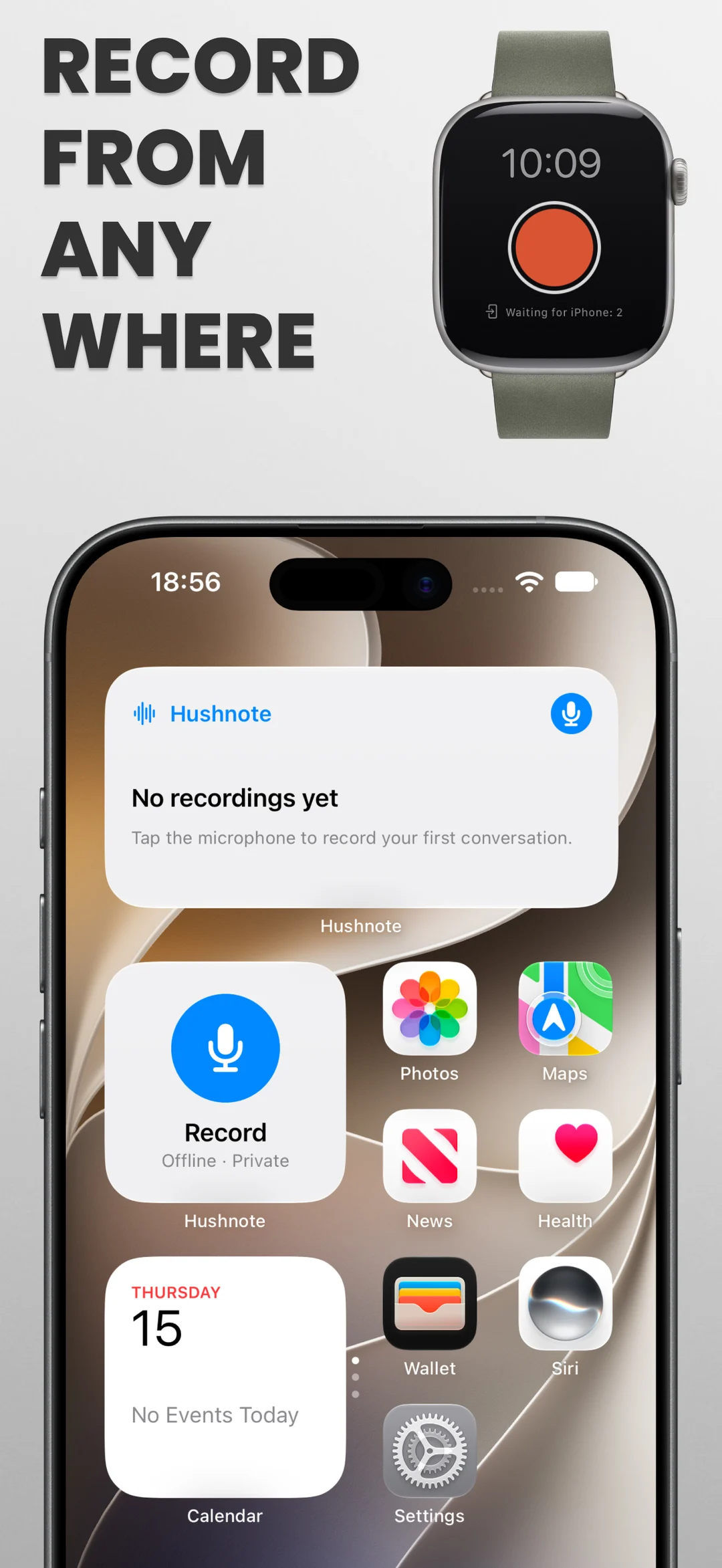 Hushnote - Smart Scan & Real-Time Detection on iPhone