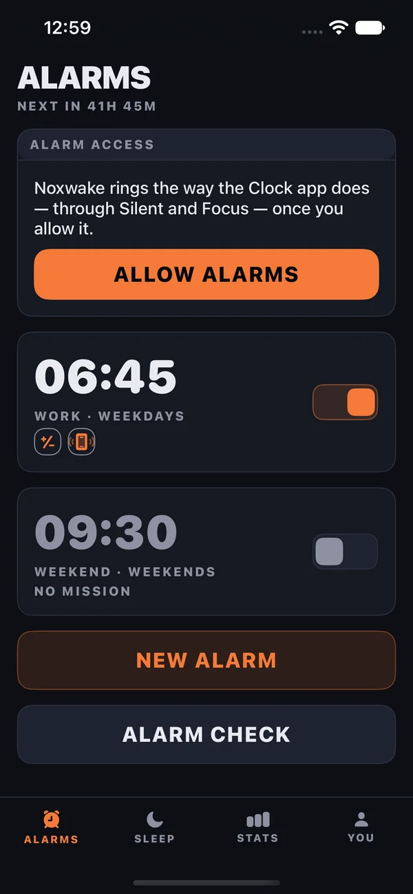 Noxwake - Smart Scan & Real-Time Detection on iPhone